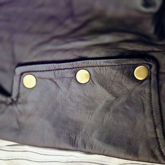 Mike & Chris Leather Jacket Women's Black Leather Bomber Jacket Small - Picture 7 of 16